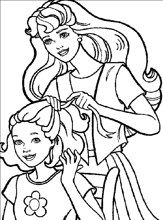 Fryzjerka kolorowanki